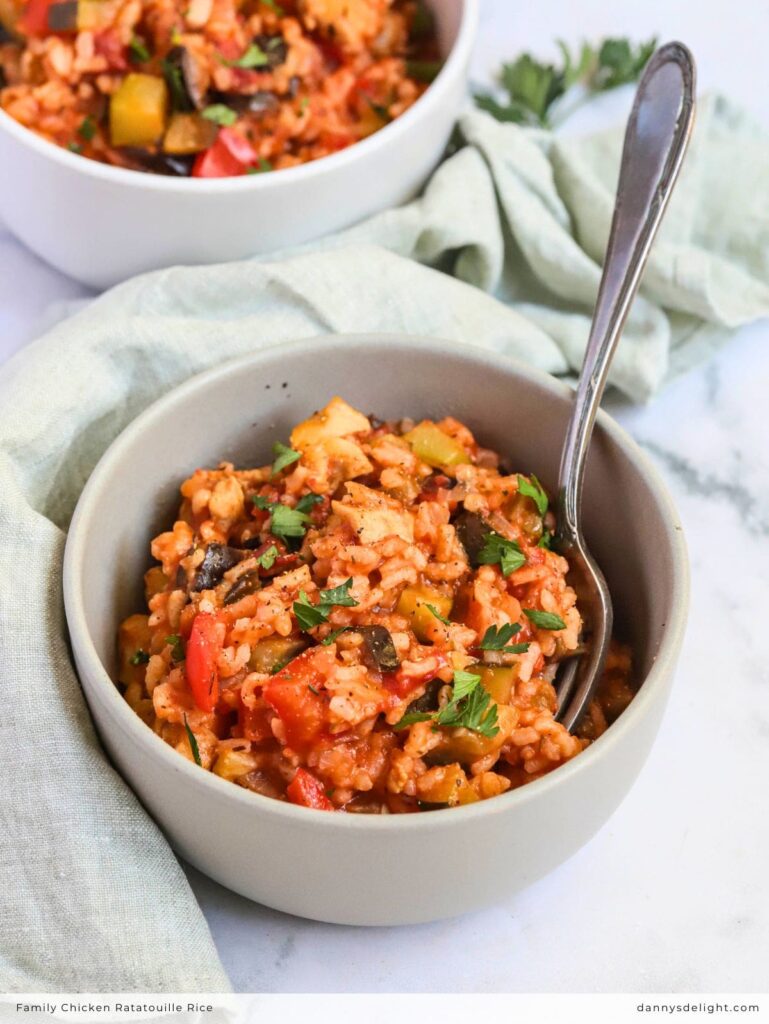 Family Chicken Ratatouille Rice