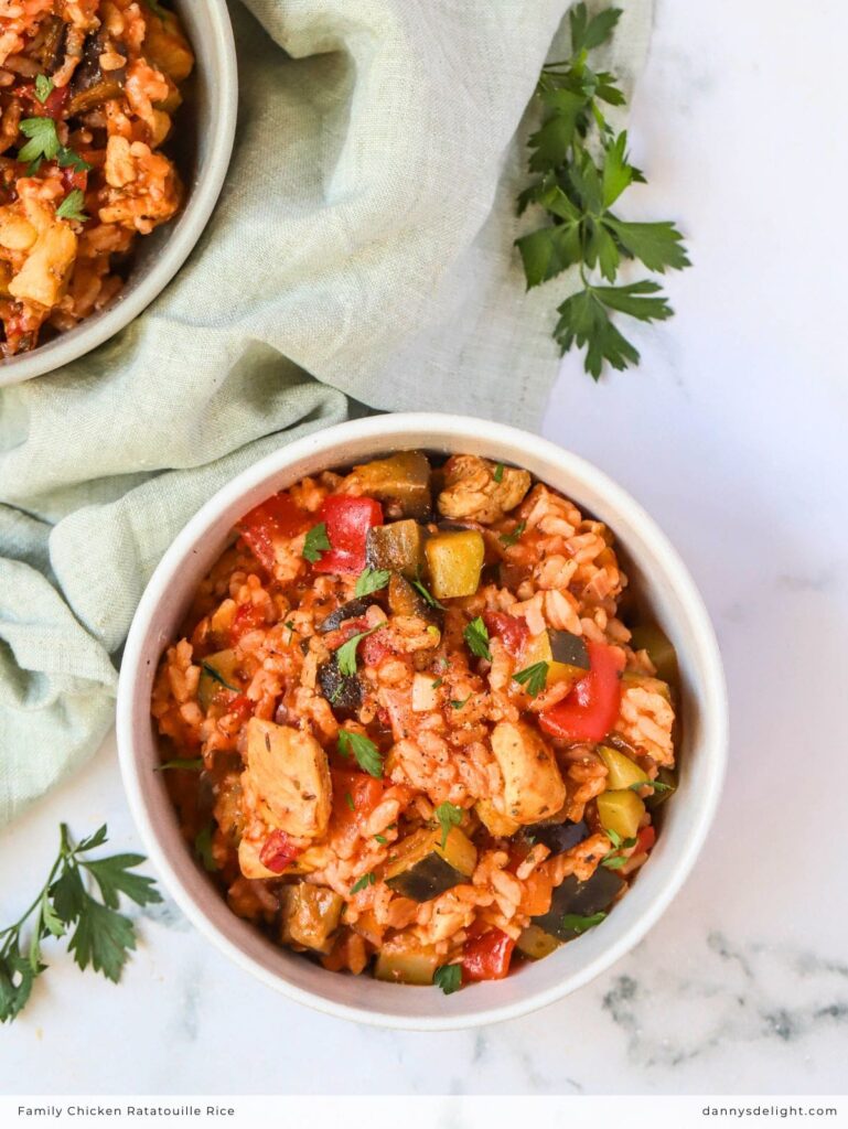 Family Chicken Ratatouille Rice