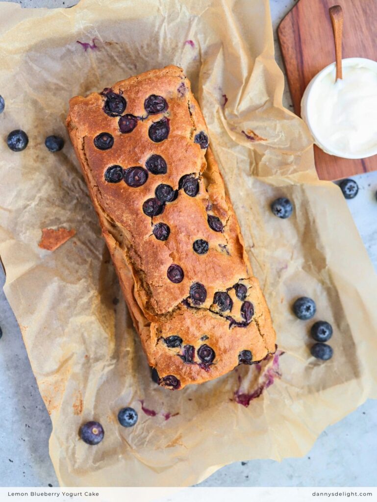 Lemon Blueberry Yogurt Cake