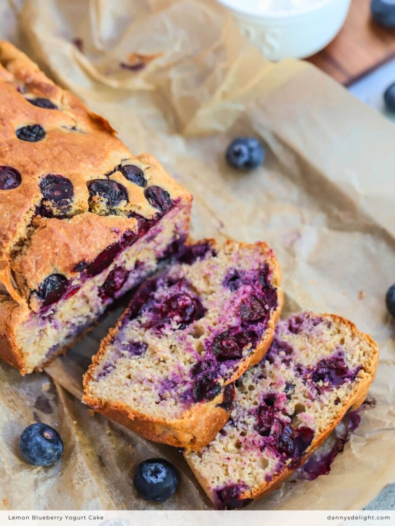 Lemon Blueberry Yogurt Cake
