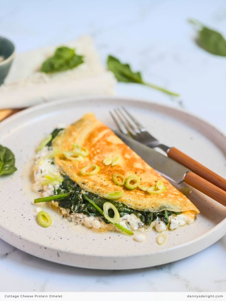 Cottage Cheese Protein Omelet
