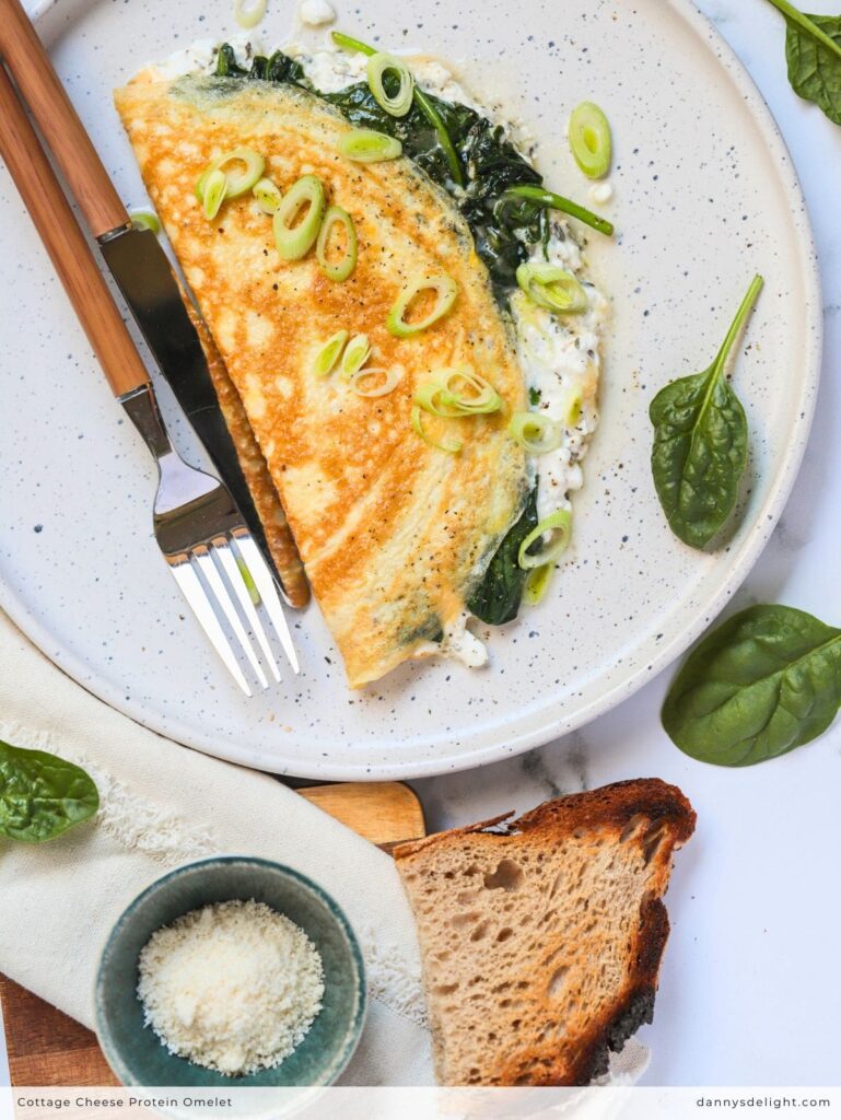 Cottage Cheese Protein Omelet