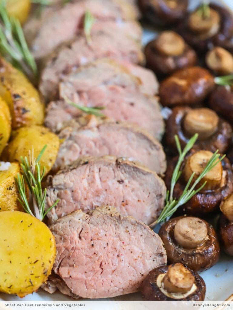 Sheet Pan Beef Tenderloin and Vegetables
