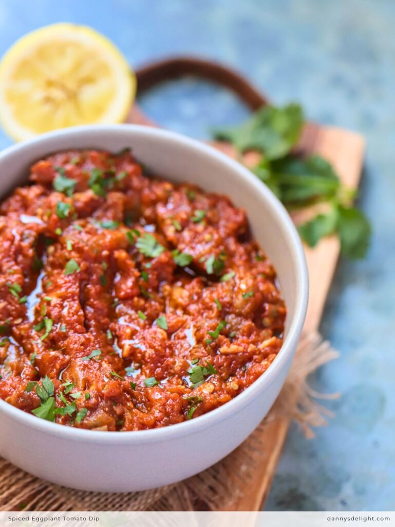 Spiced Eggplant Tomato Dip