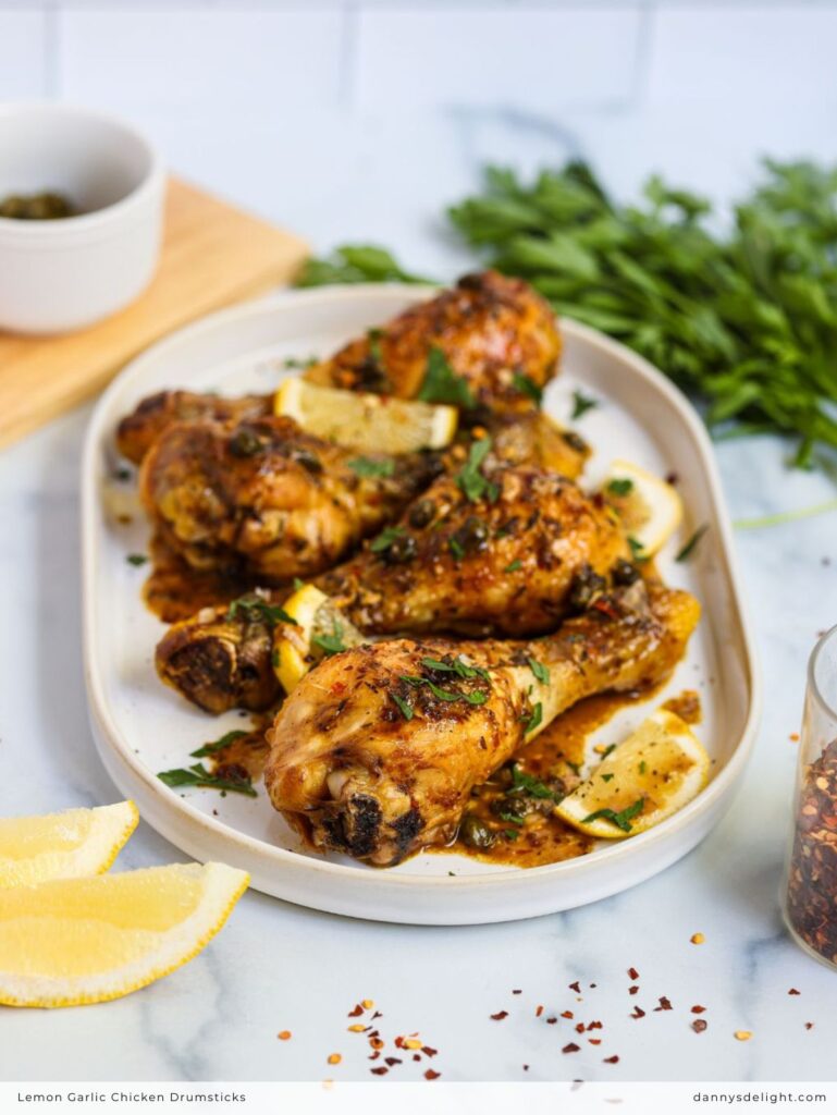 Lemon Garlic Chicken Drumsticks