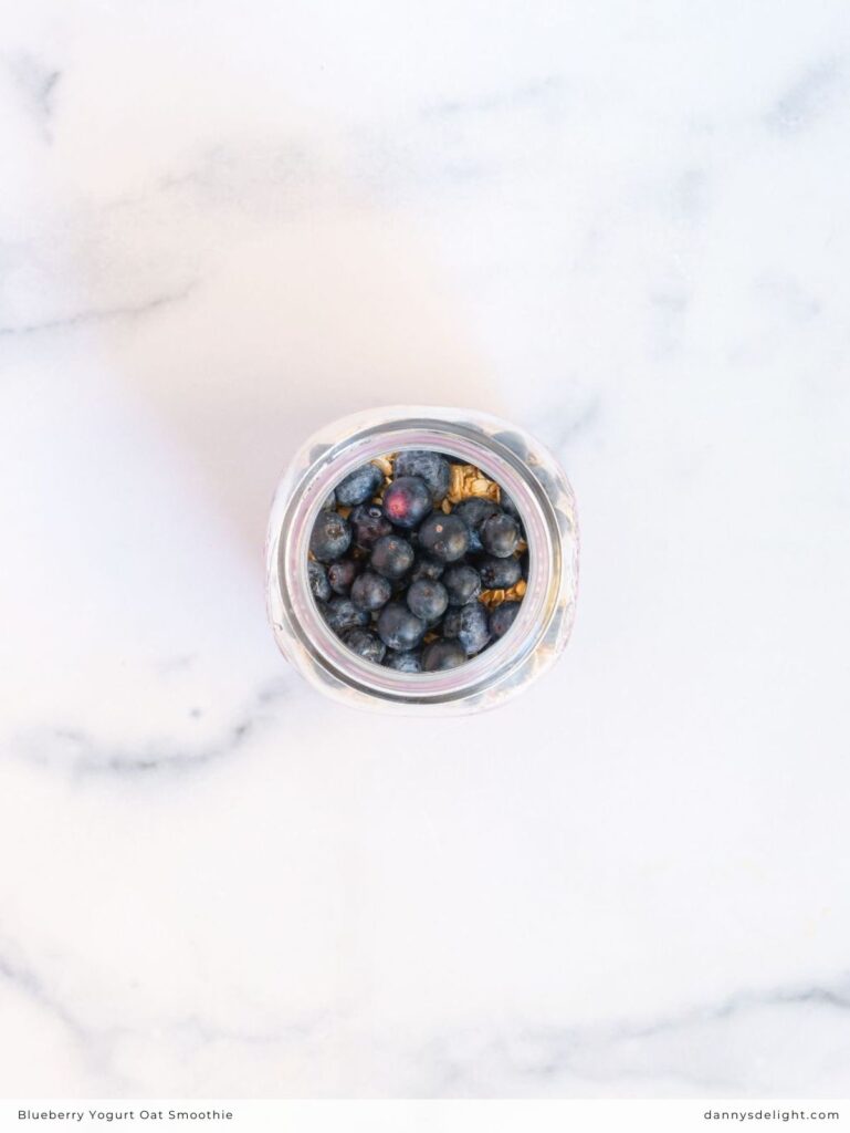 Blueberry Yogurt Oat Smoothie