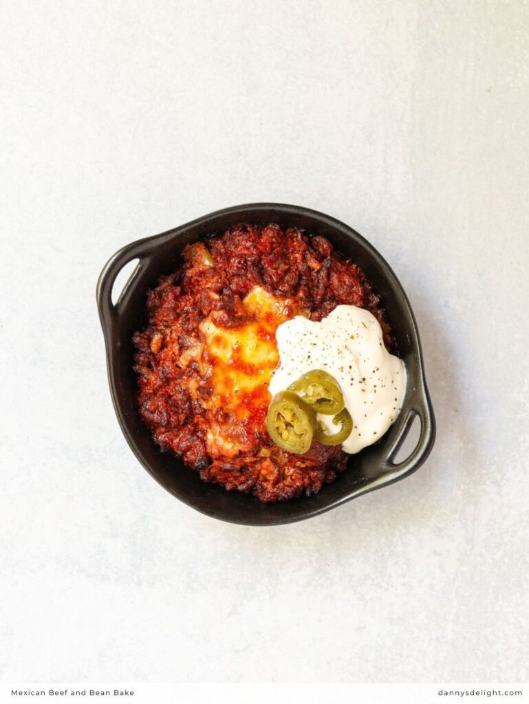 Mexican Beef and Bean Bake