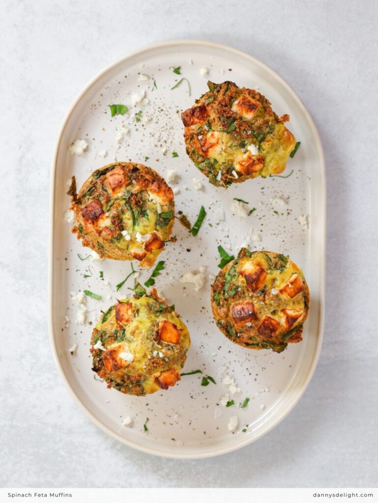 Spinach Feta Muffins