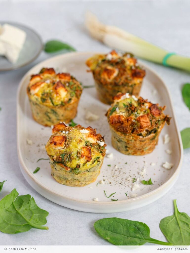 Spinach Feta Muffins