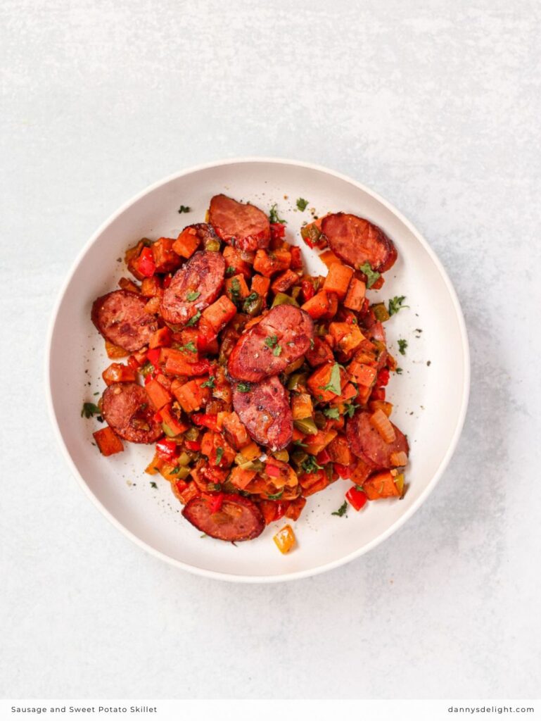 Sausage and Sweet Potato Skillet