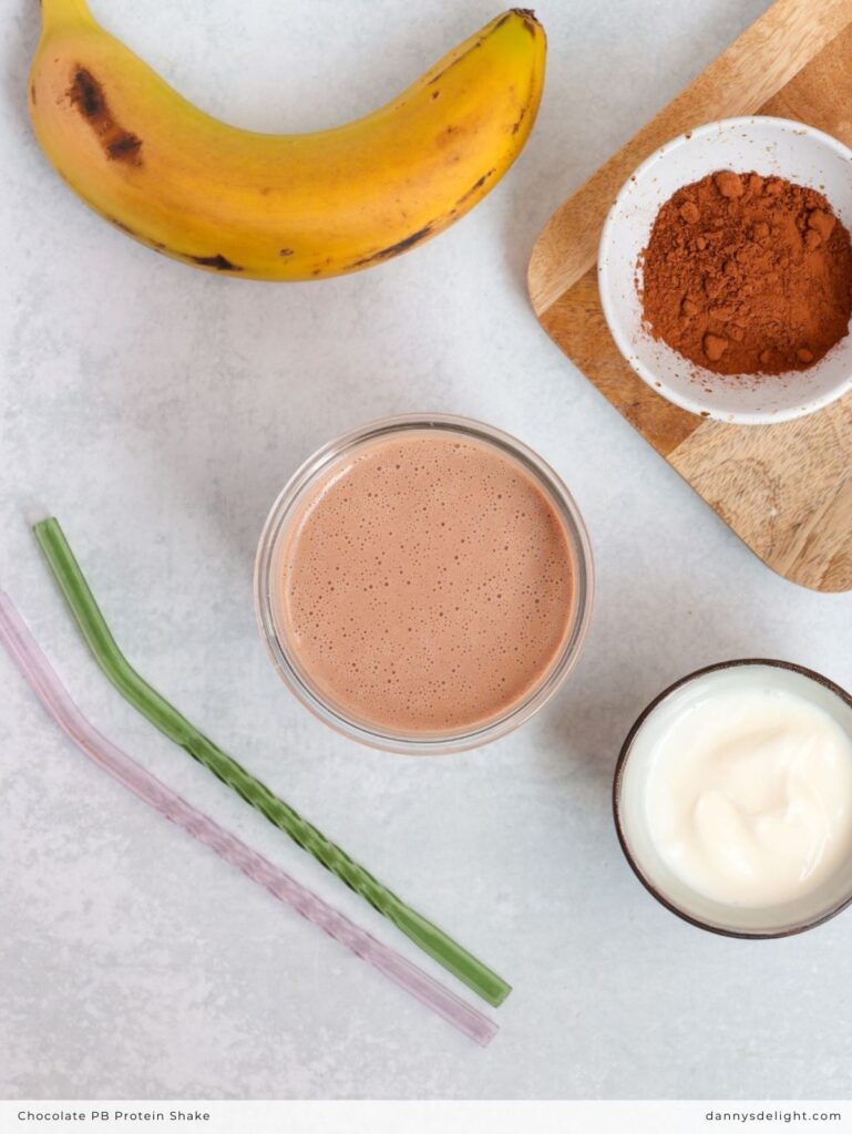 Chocolate PB Protein Shake