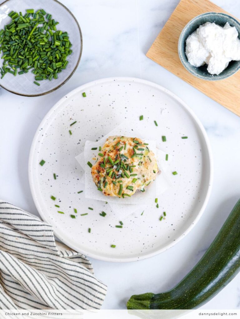 Chicken and Zucchini Fritters