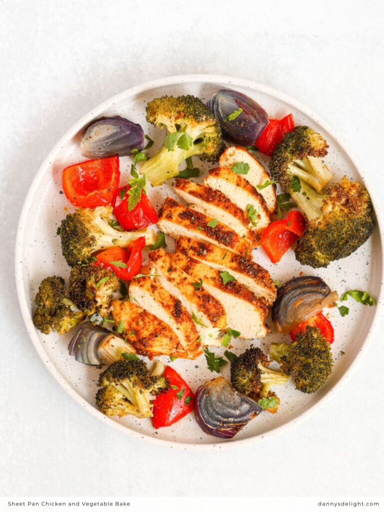 Sheet Pan Chicken and Vegetable Bake