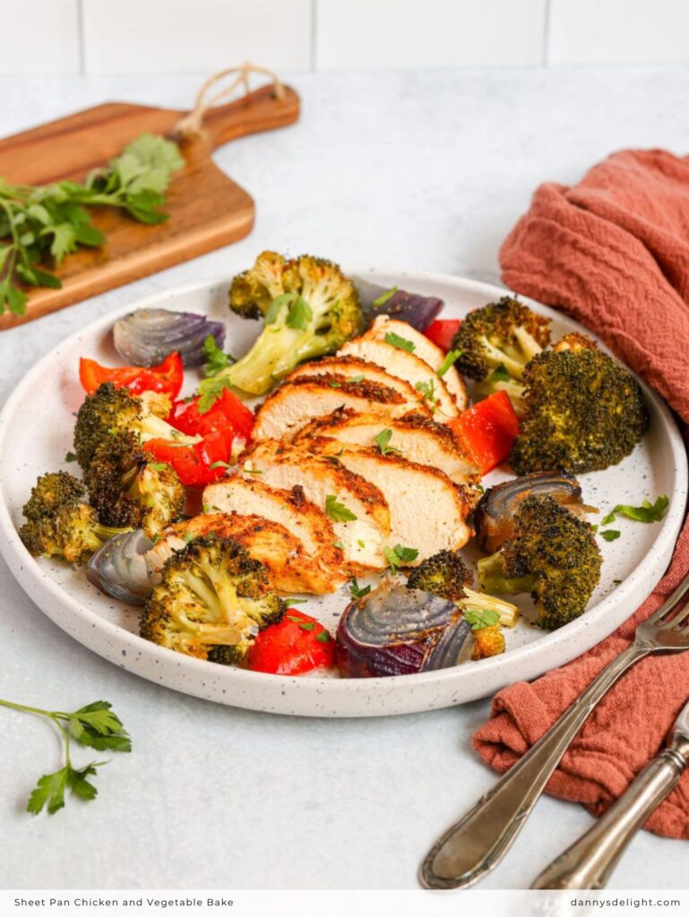 Sheet Pan Chicken and Vegetable Bake