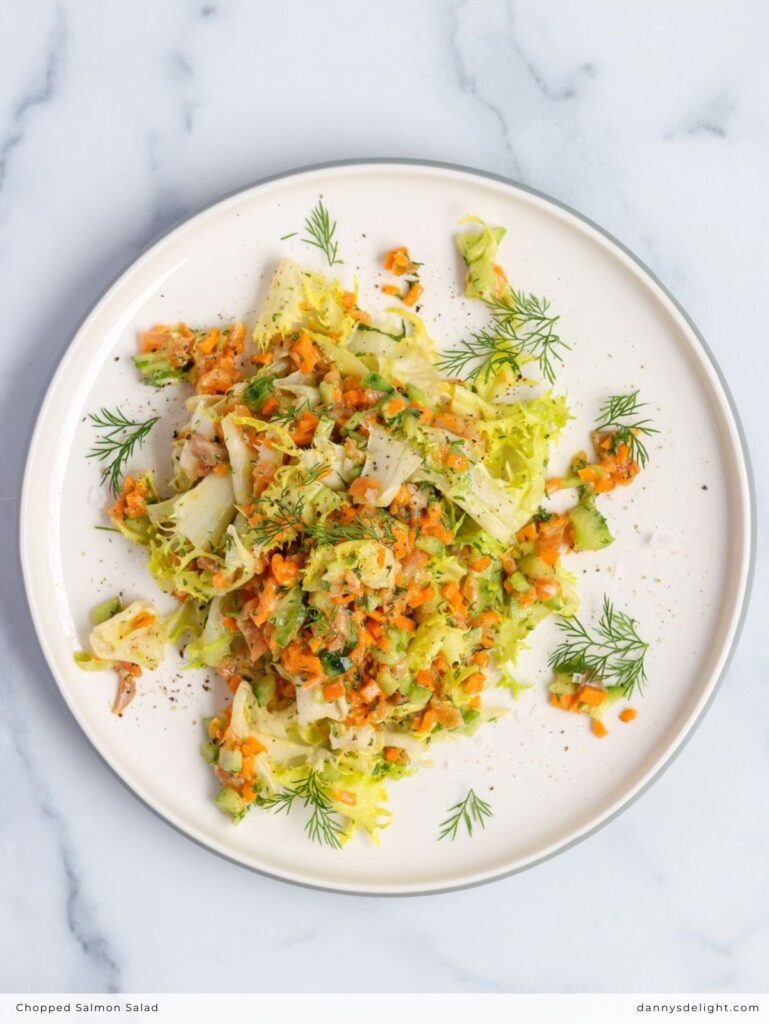 Chopped Salmon Salad