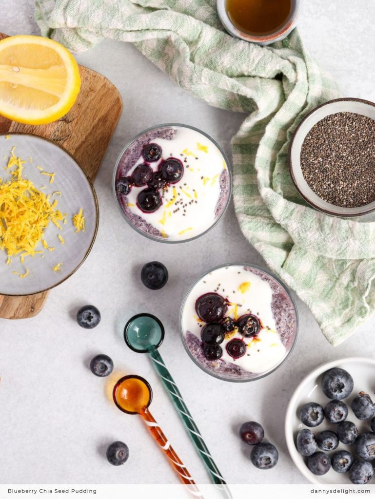 Blueberry Chia Seed Pudding