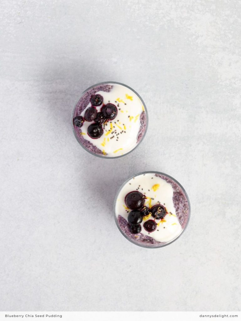 Blueberry Chia Seed Pudding
