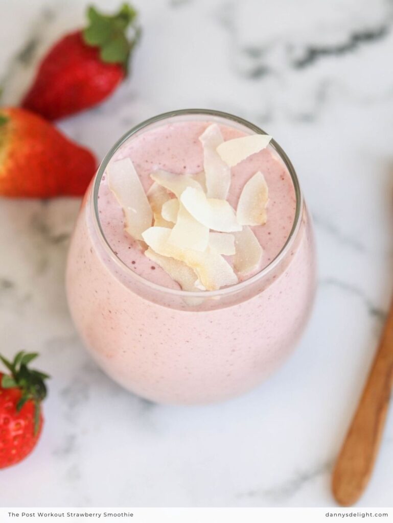 The Post Workout Strawberry Smoothie