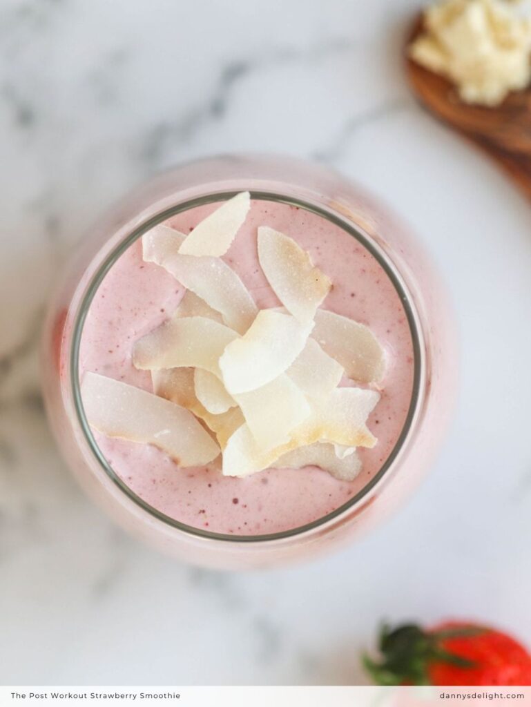 The Post Workout Strawberry Smoothie
