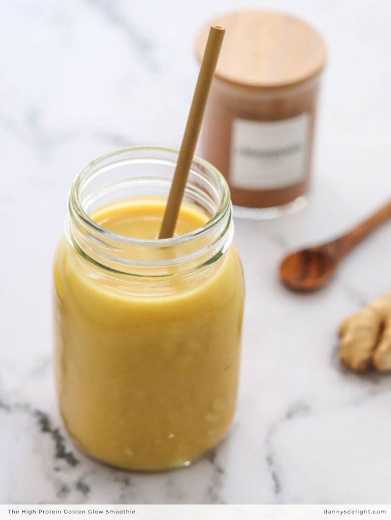 The High Protein Golden Glow Smoothie