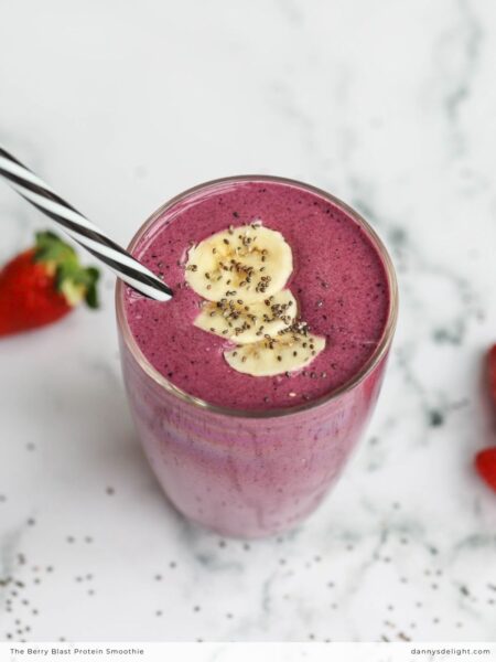 The Berry Blast Protein Smoothie