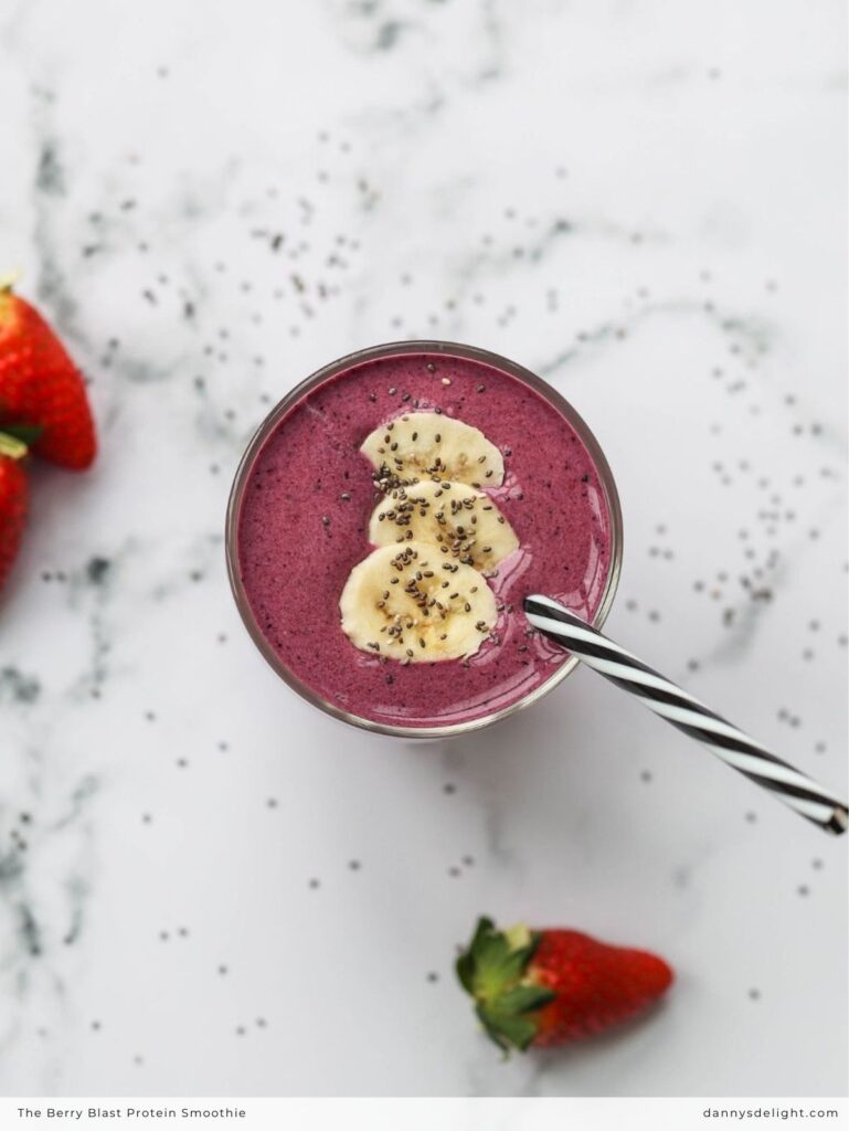 The Berry Blast Protein Smoothie