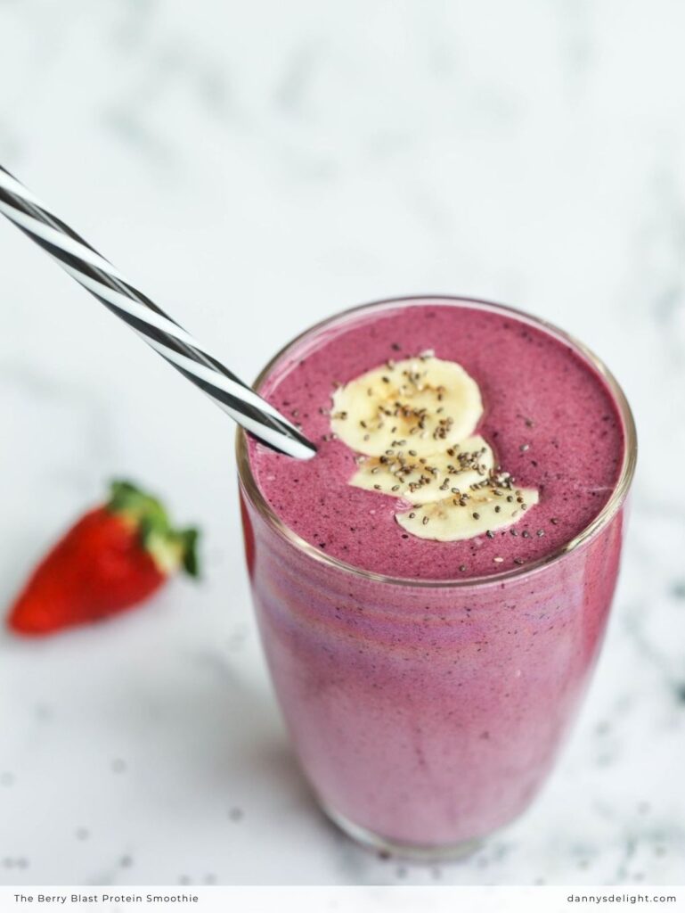 The Berry Blast Protein Smoothie