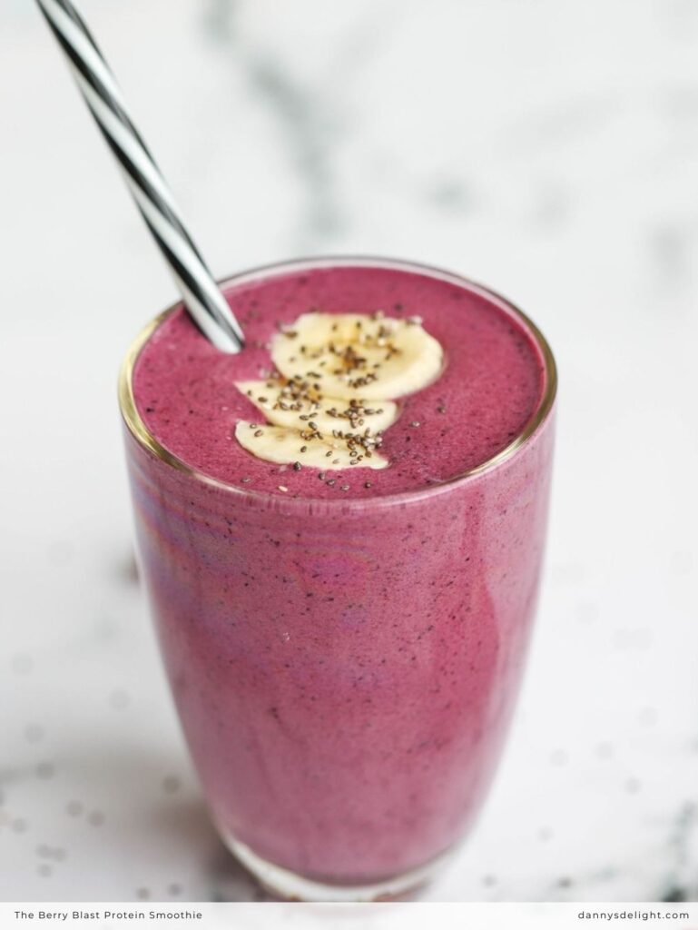 The Berry Blast Protein Smoothie