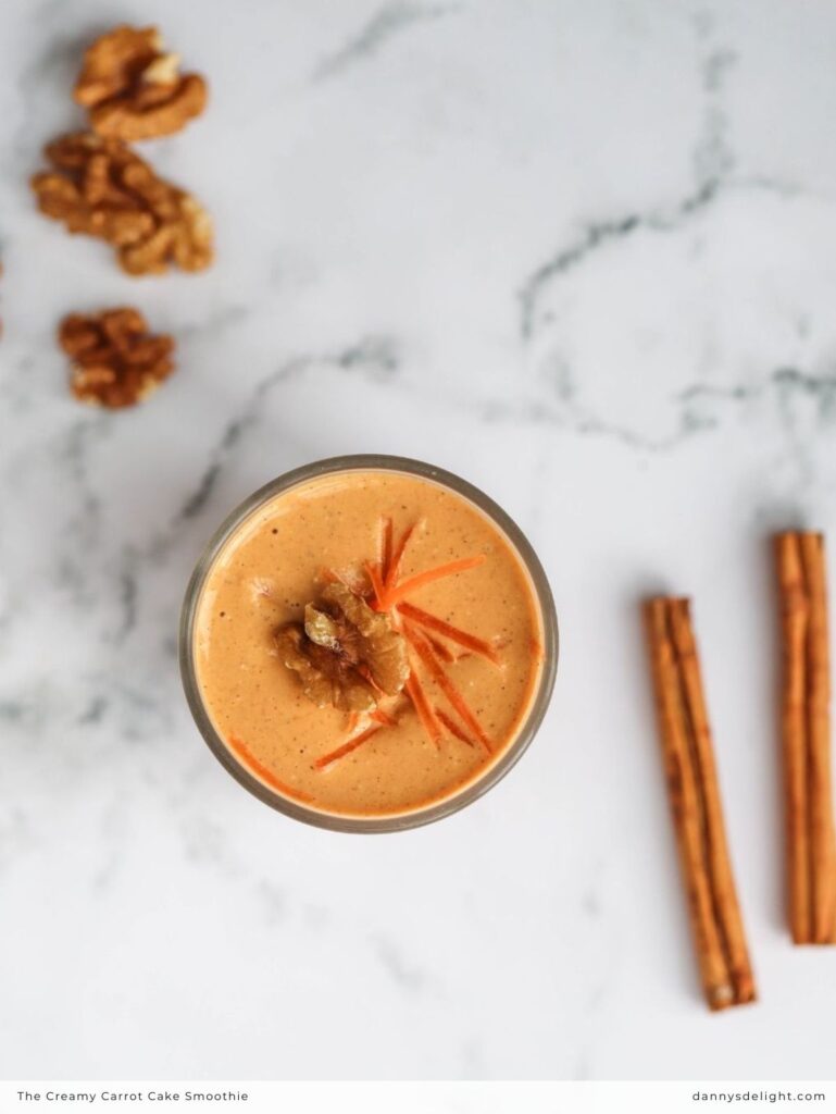 The Creamy Carrot Cake Smoothie