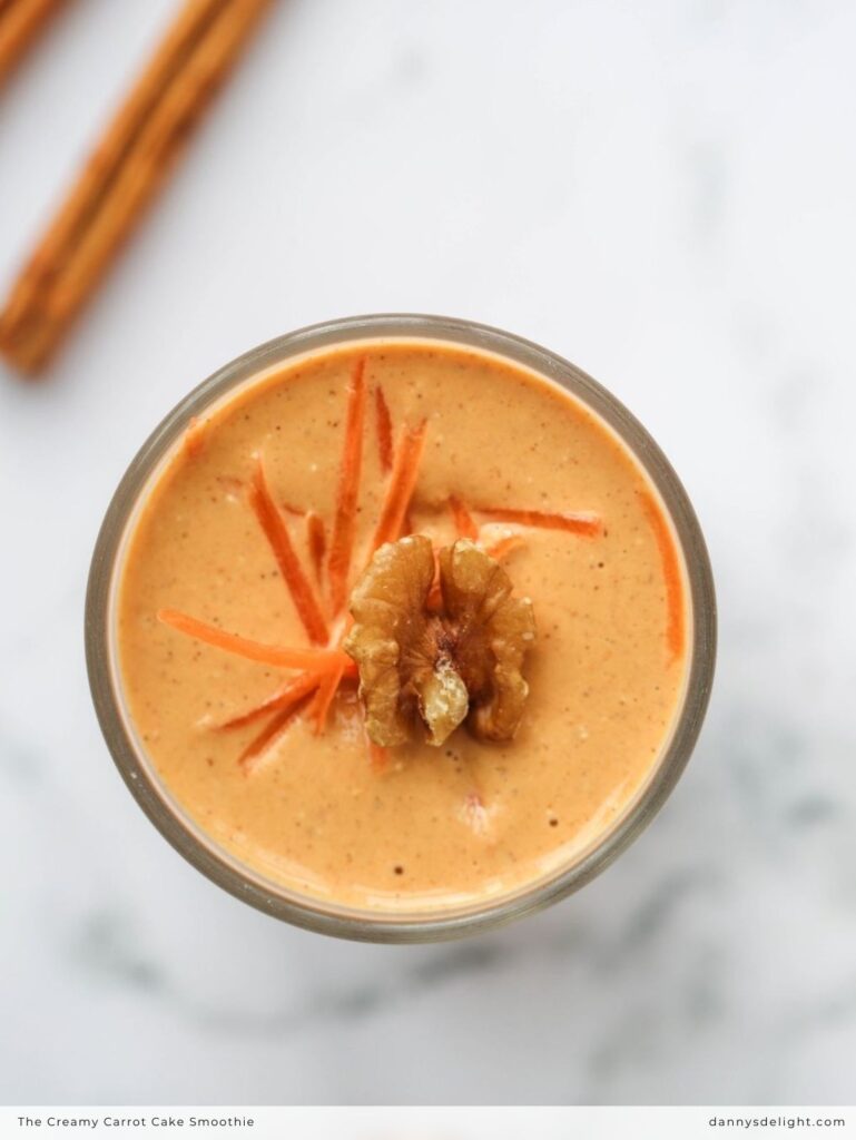 The Creamy Carrot Cake Smoothie