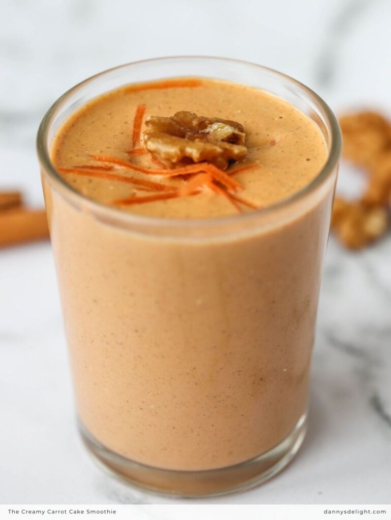 The Creamy Carrot Cake Smoothie