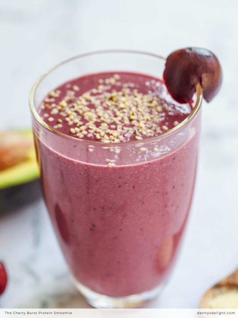 The Cherry Burst Protein Smoothie