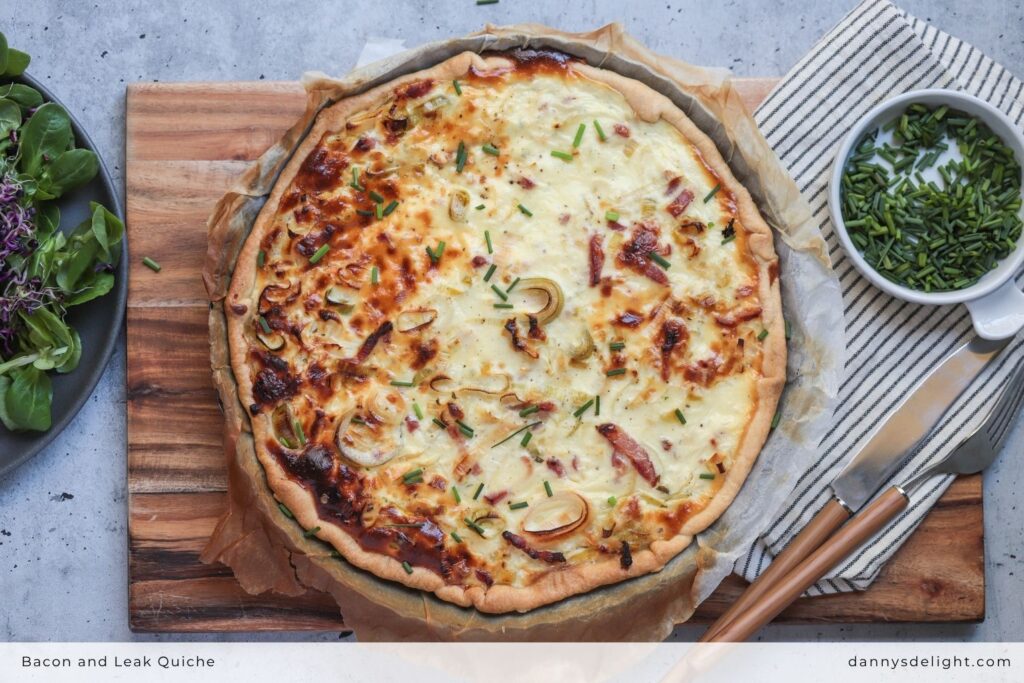 Bacon and Leak Quiche