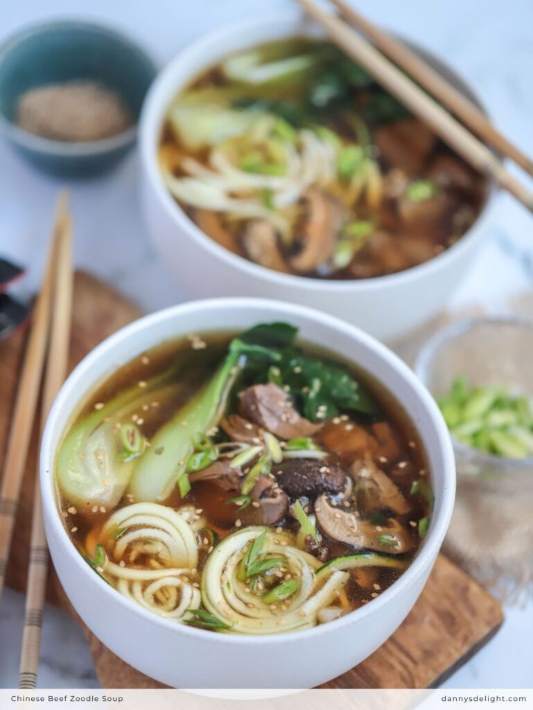Chinese Beef Zoodle Soup