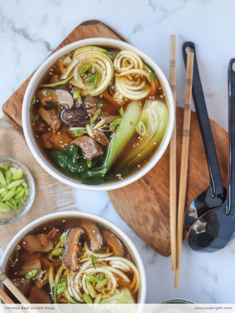 Chinese Beef Zoodle Soup