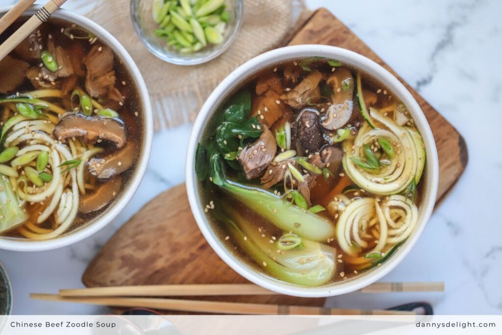 Chinese Beef Zoodle Soup
