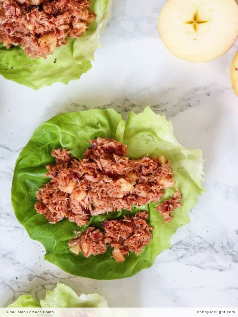 Tuna Salad Lettuce Boats