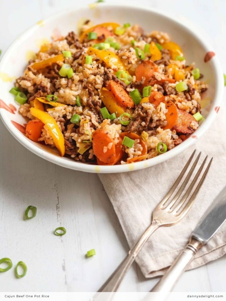 Cajun Beef One Pot Rice