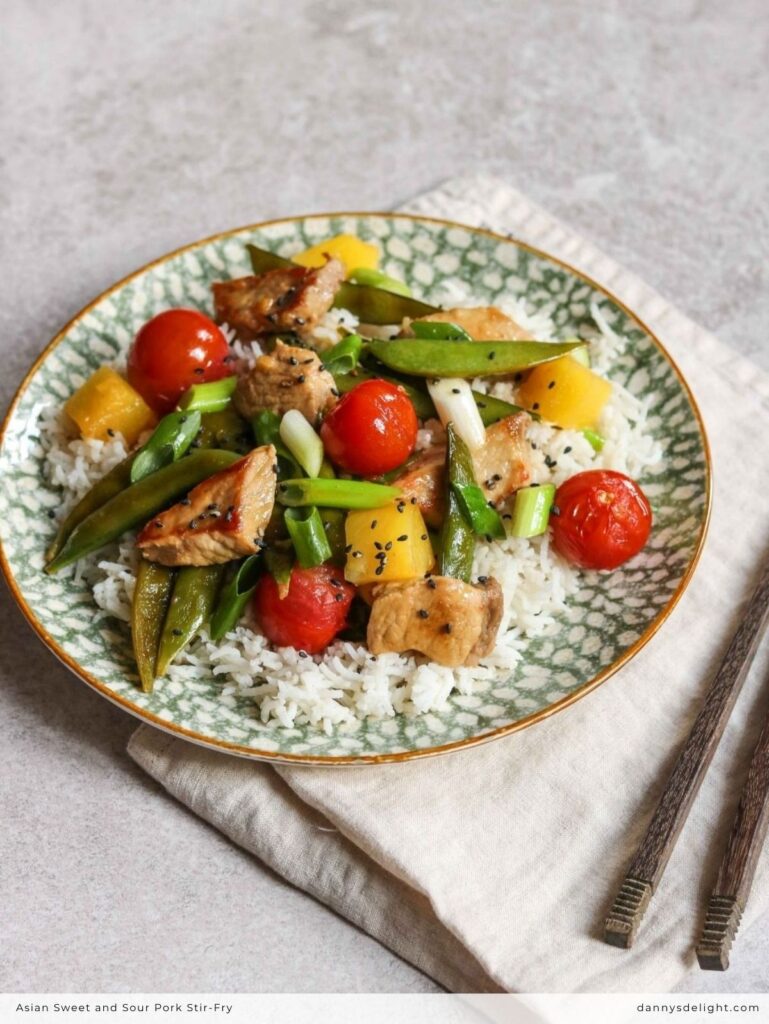 Asian Sweet and Sour Pork Stir-Fry
