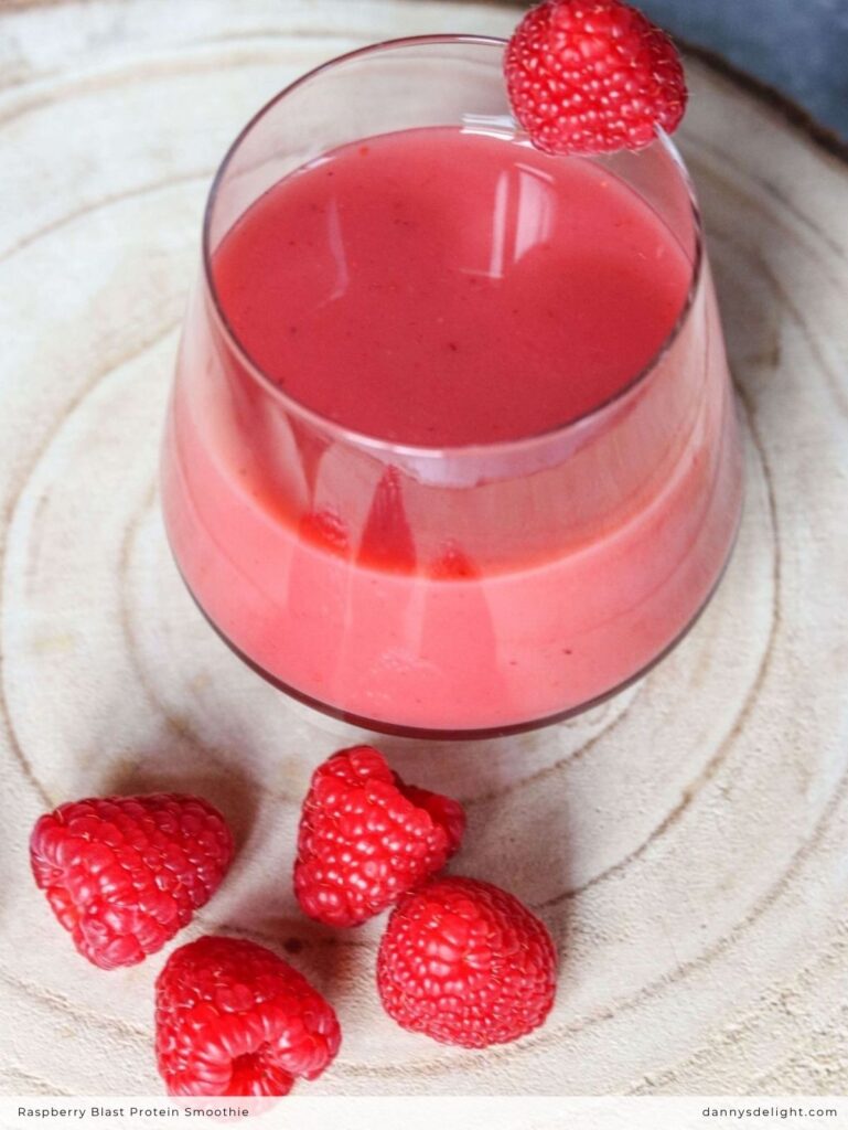 Raspberry Blast Protein Smoothie