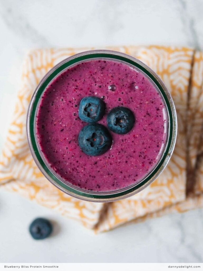 Blueberry Bliss Protein Smoothie