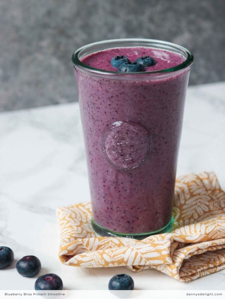 Blueberry Bliss Protein Smoothie