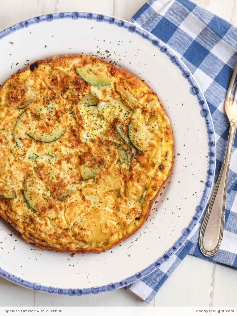 Spanish Omelet with Zucchini