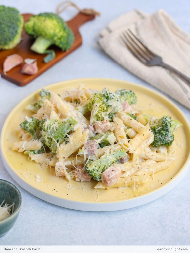 Ham and Broccoli Pasta