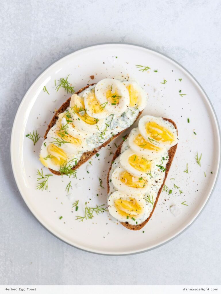 Herbed Egg Toast