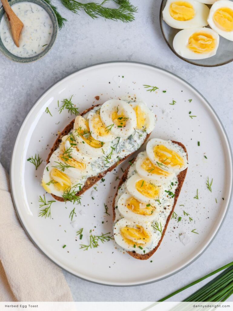 Herbed Egg Toast