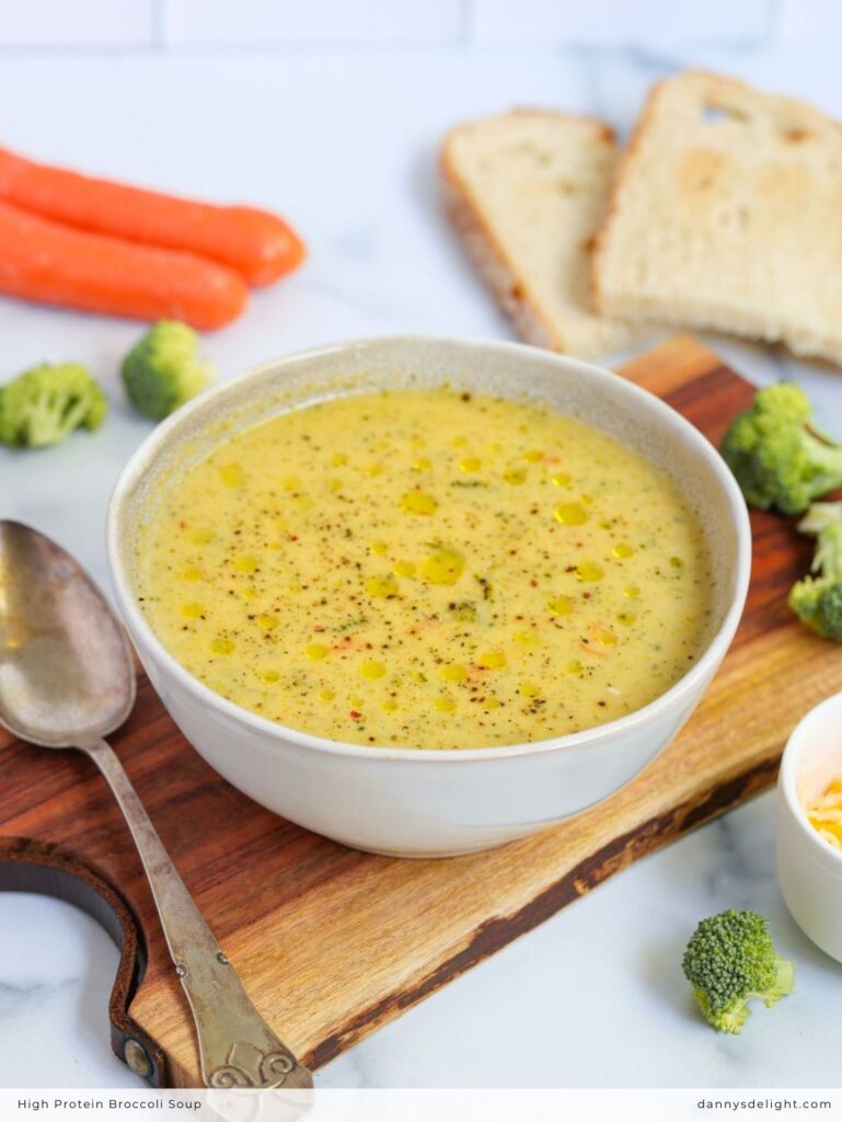 High Protein Broccoli Soup
