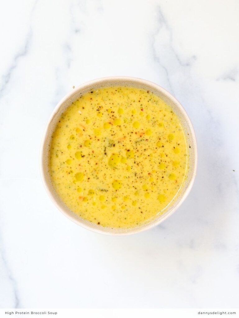 High Protein Broccoli Soup