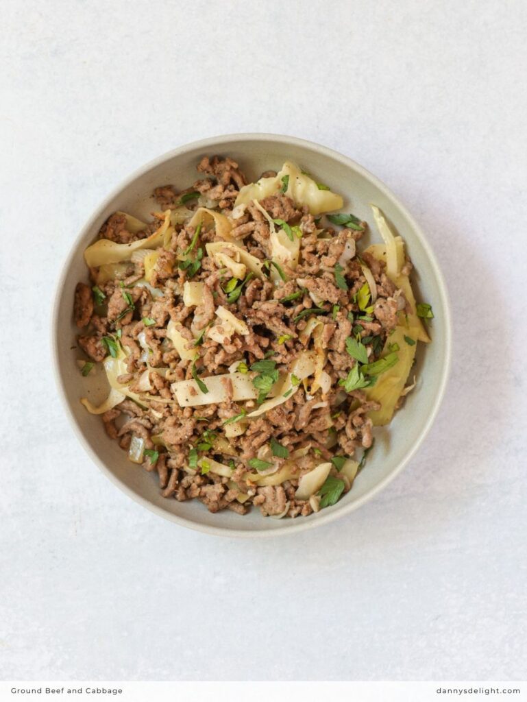 Ground Beef and Cabbage