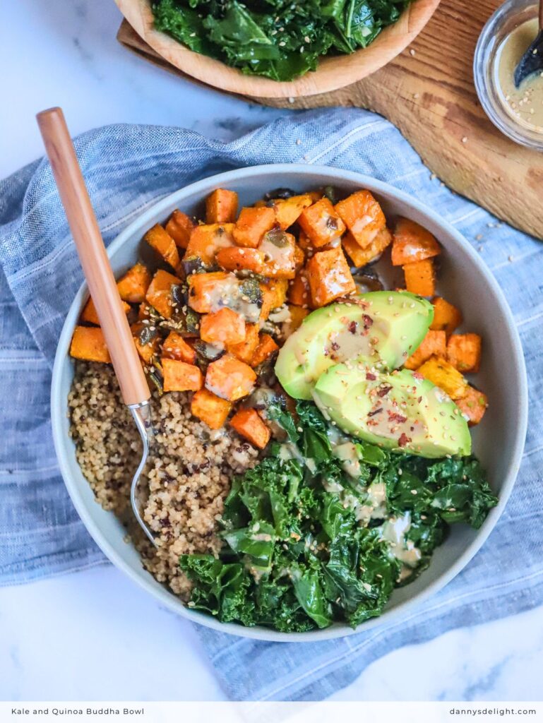 Kale and Quinoa Buddha Bowl